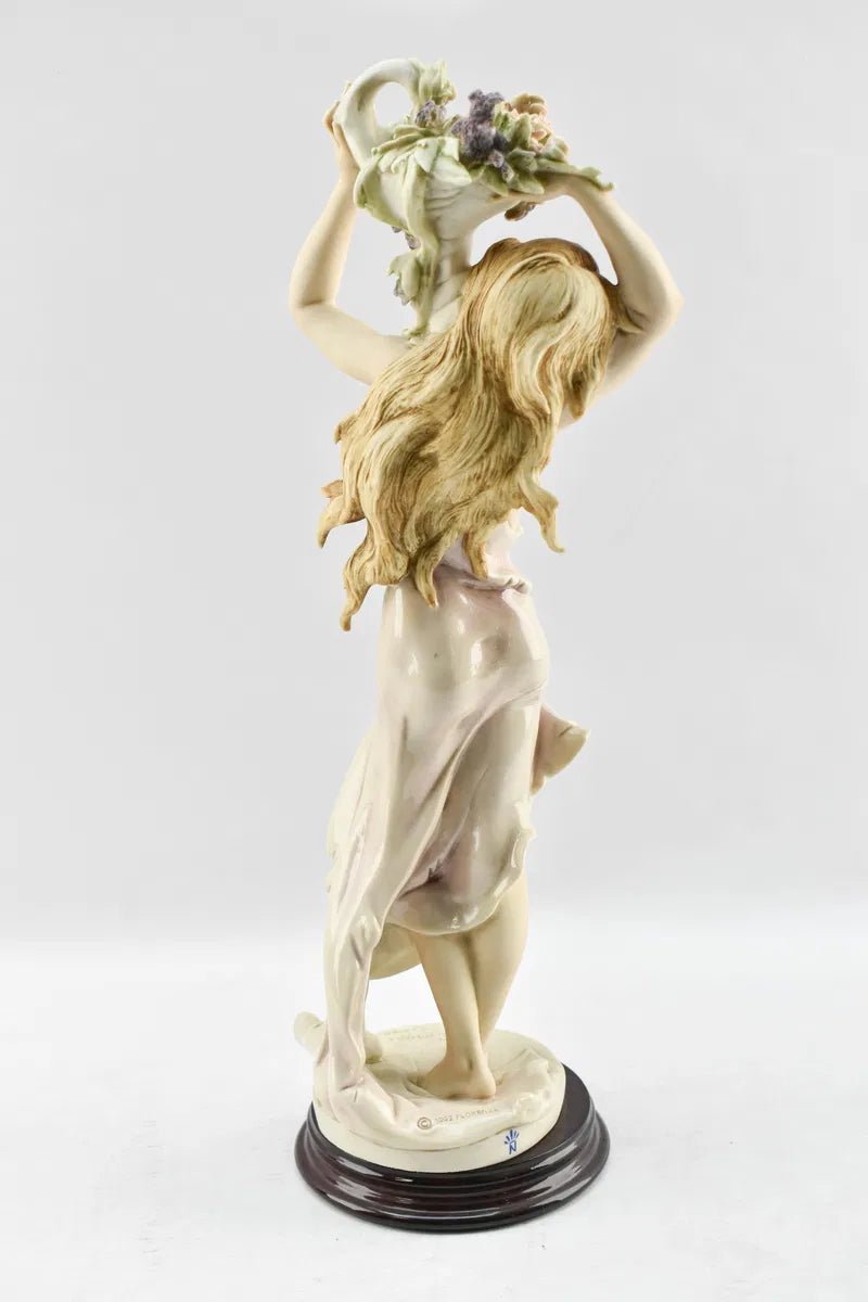 Rare Mint Limited Ed Giuseppe Armani 'Lilacs & Roses' Sculpture #0882C 6535/7500