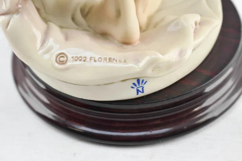 Rare Mint Limited Ed Giuseppe Armani 'Lilacs & Roses' Sculpture #0882C 6535/7500