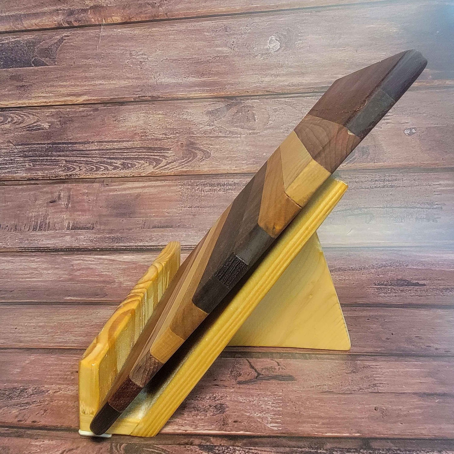 Fine Exotic Hardwood Cutting/Charcuterie/Serving Board 12"W x 12"H -Made in USA!