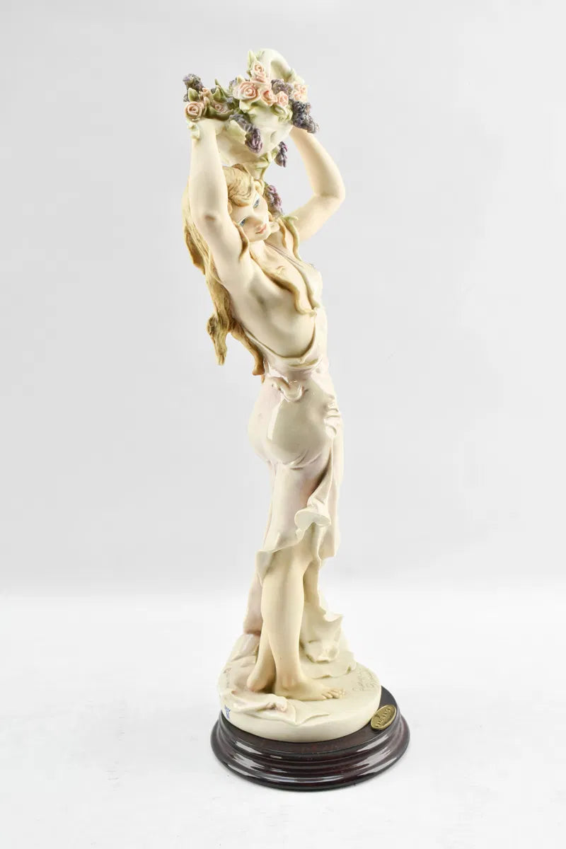 Rare Mint Limited Ed Giuseppe Armani 'Lilacs & Roses' Sculpture #0882C 6535/7500