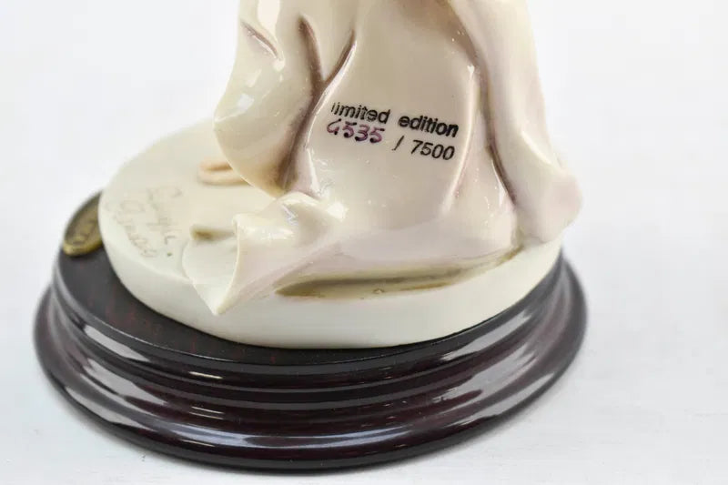 Rare Mint Limited Ed Giuseppe Armani 'Lilacs & Roses' Sculpture #0882C 6535/7500