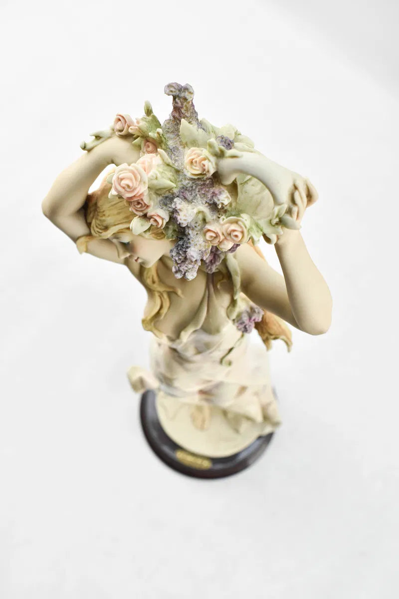 Rare Mint Limited Ed Giuseppe Armani 'Lilacs & Roses' Sculpture #0882C 6535/7500