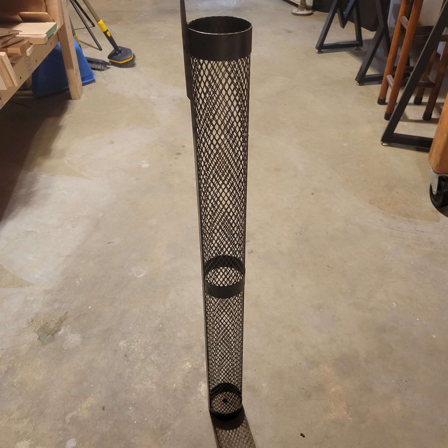 (1) Pure Titanium Anode Basket 33" x 3" Electroplating Electrolysis Parkerizing
