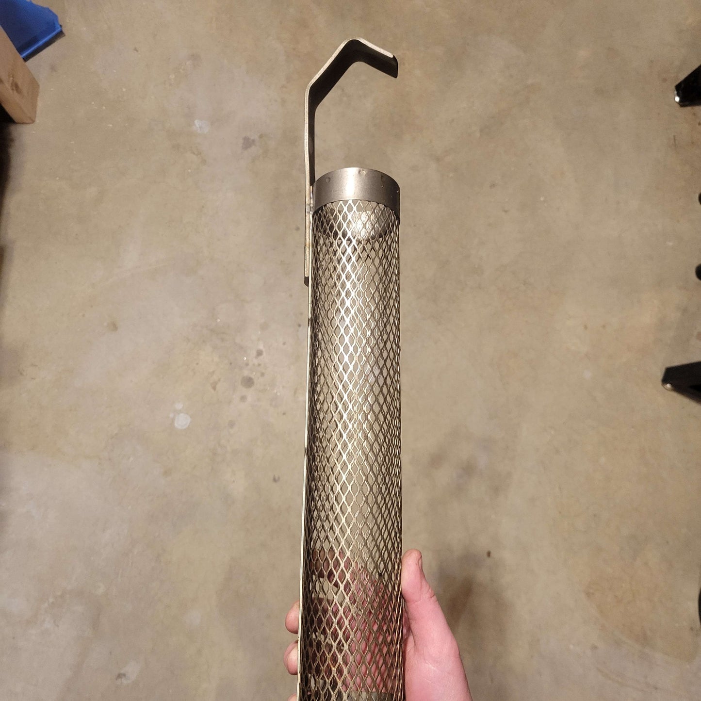 (1) Pure Titanium Anode Basket 33" x 3" Electroplating Electrolysis Parkerizing