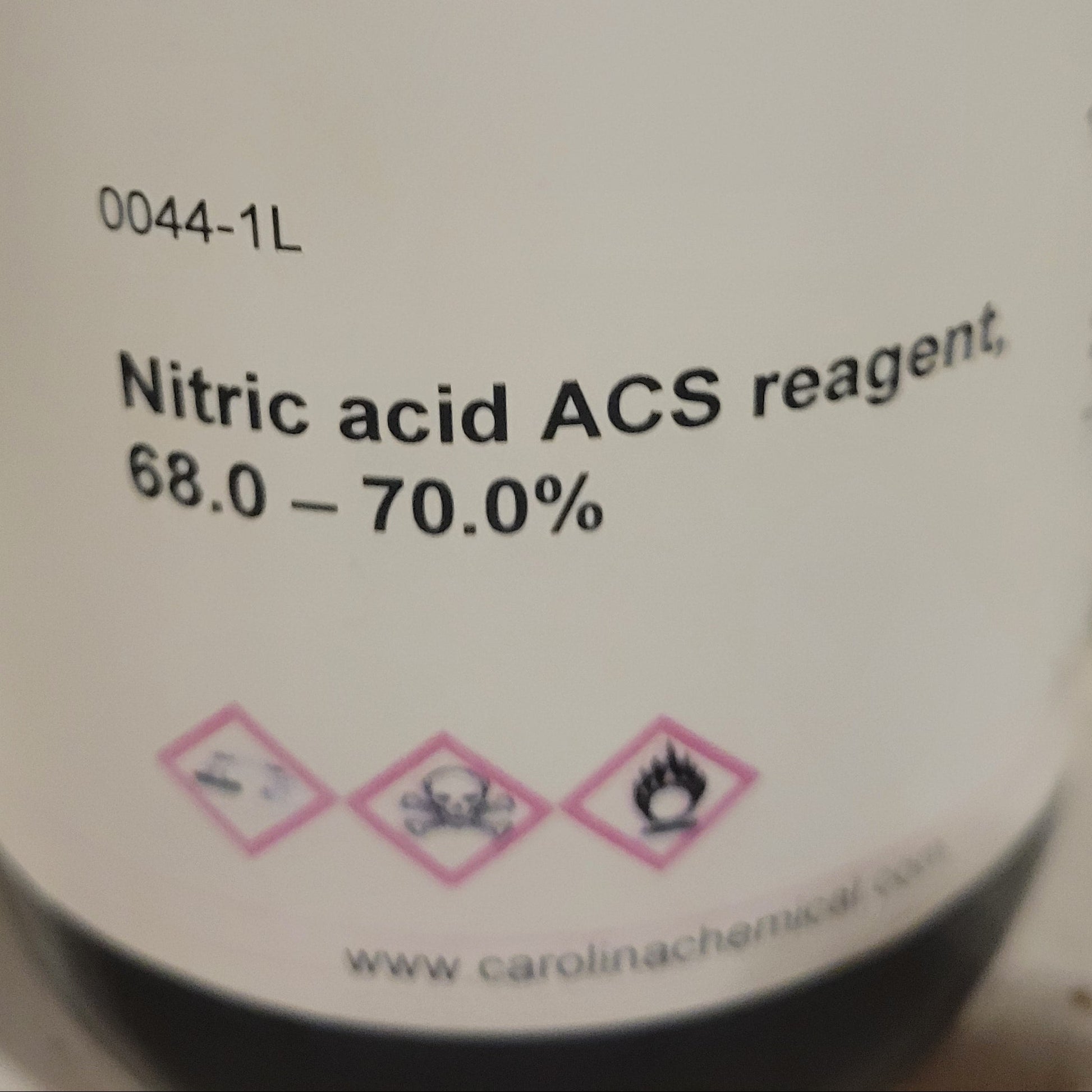 950ml Nitric Acid (68-70%) - Invictus Supply Co.